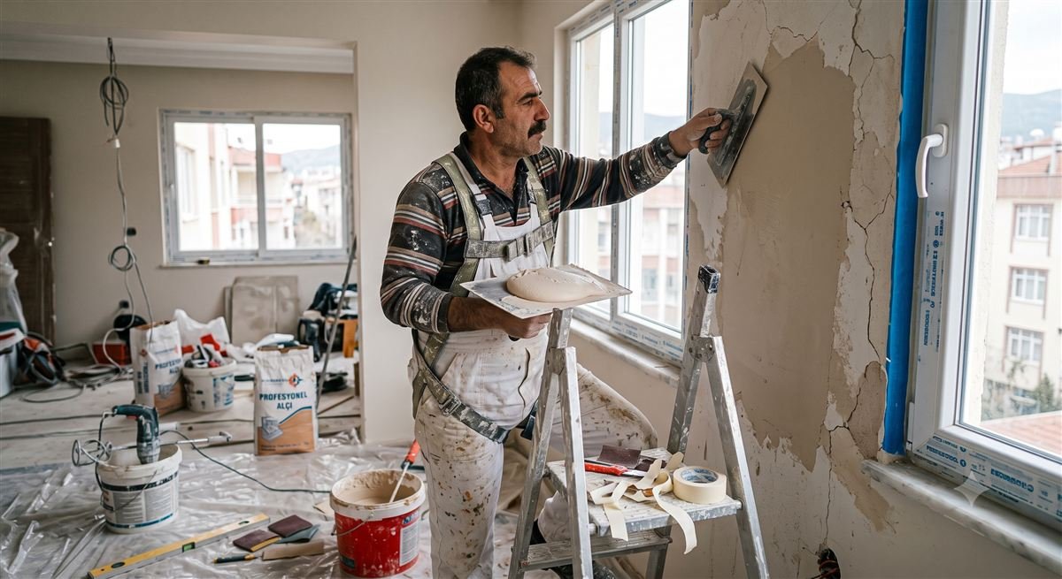 Evinizin Boyacısı boya badana çalışması